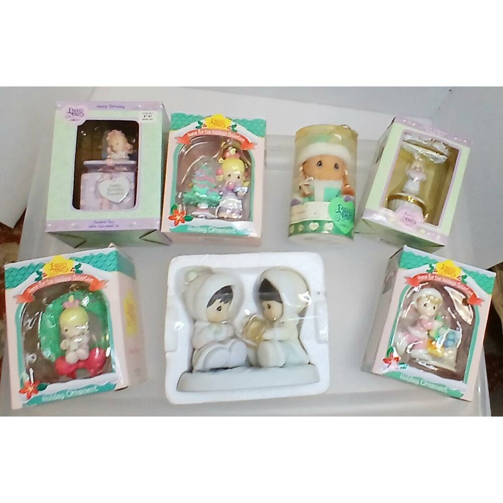 Precious Moments by Enesco – Holiday, Birthday & Eskimo Keepsakes Bundle – Boxed